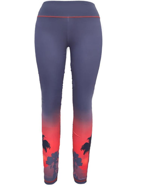 KnottyTails Sunset Performance Leggings - KnottyTails